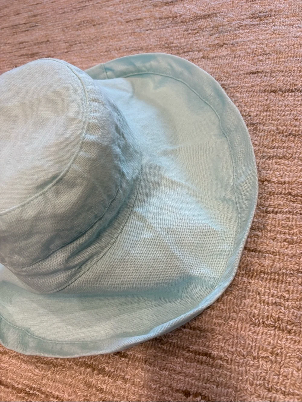 Women's Wide-Brim Sun Hat - Light Aqua